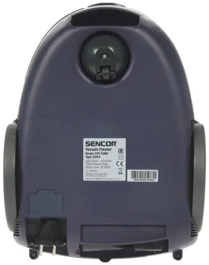 Aspirator cu sac Sencor SVC52BK, 700 W, 76 dB, Negru