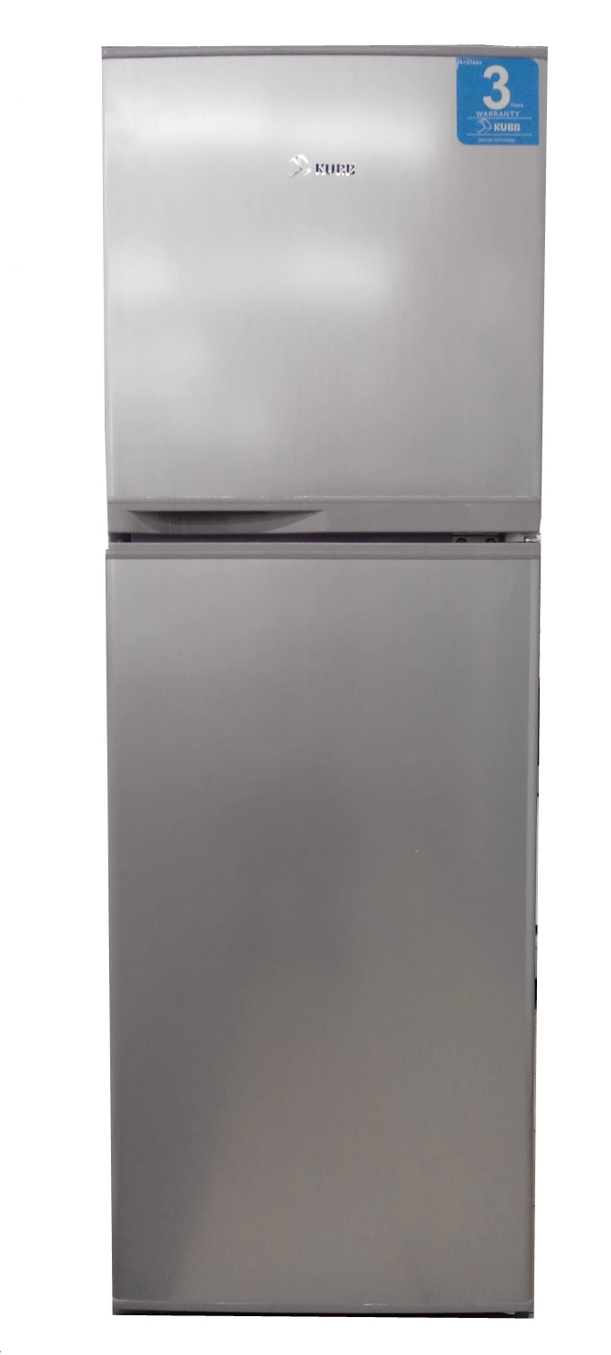 Холодильник с верхней морозильной камерой KUBB KG138DT, 138 л, 130 см, A+, Серебристый