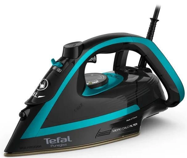 Fier de calcat Tefal FV8066E0, 180 g/min si mai mult g/min, 270 ml, Negru