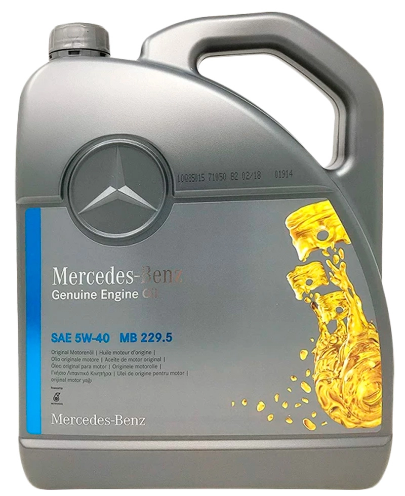 Ulei de motor MERCEDES-BENZ MB 229.5  5W40 5L