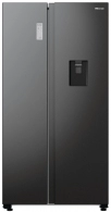 Холодильник Side-by-Side Hisense RS711N4WFE, 547 л, 178.6 см, E/A++, Черный