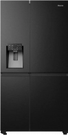 Холодильник Side-by-Side Hisense RS818N4TFE, 632 л, 179 см, E, Черный