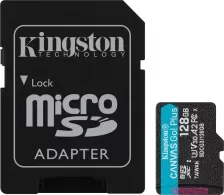 Карта памяти MicroSD+ SD adapter Kingston SDCG3128GB