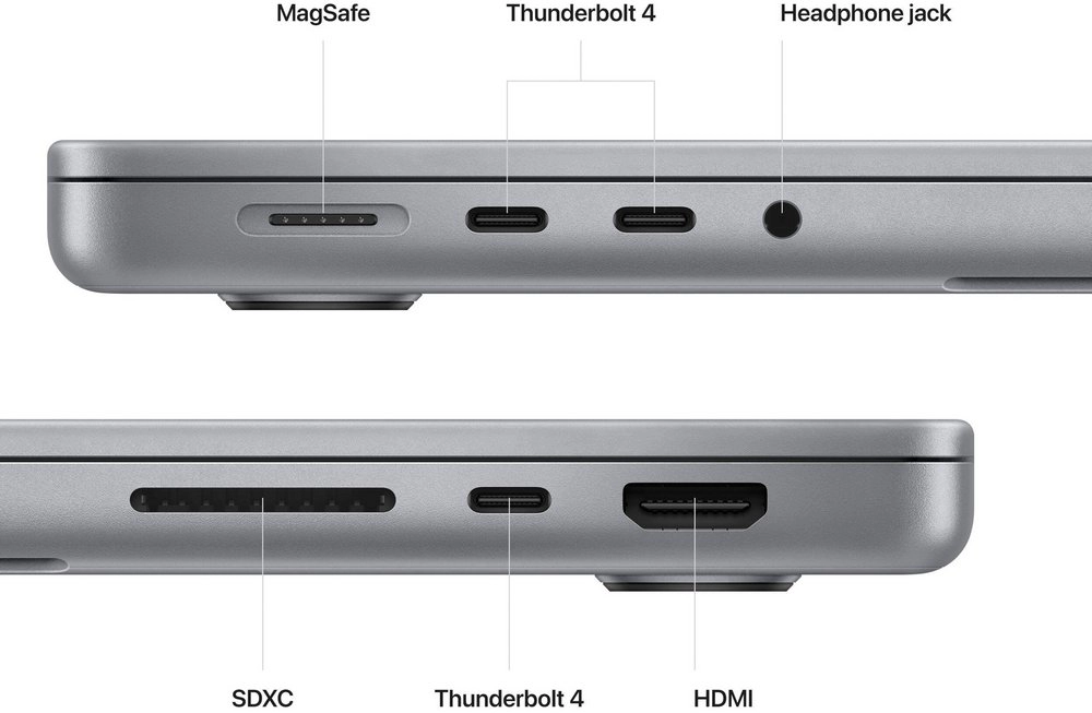 Laptop Apple MacBook Pro 14 2023, 16 GB, Mac OS Ventura, Argintiu