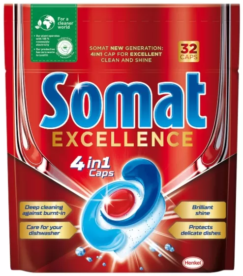 Таблетки для ПММ Somat Excellence32caps