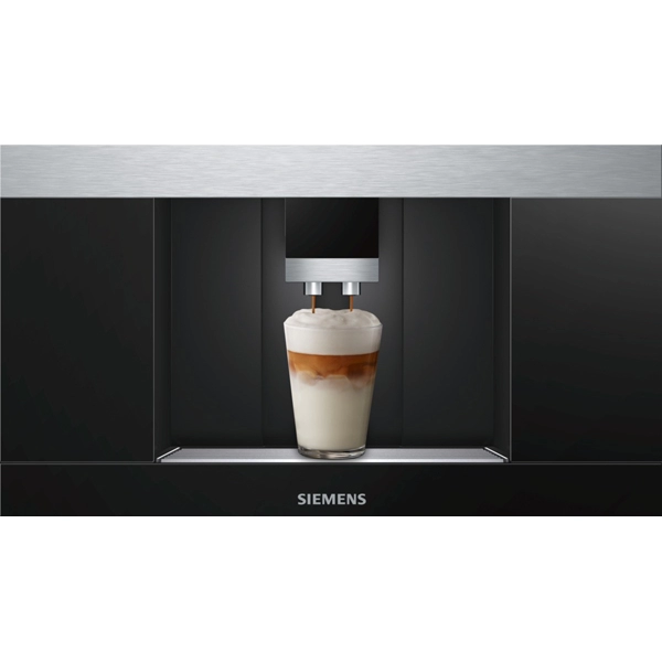 Встраиваемая кофемашина Siemens CT636LES1, 2.4 л, 1600 Вт, Черный