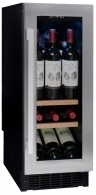 Встраиваемый винный шкаф Avintage AVU23SX, 21 бутылок, 82 см, A, Серебристый