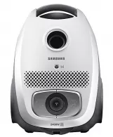 Пылесос с мешком Samsung VC24FHNJGWQ/UK, 2400 Вт, 75 дБ, Белый