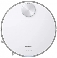Пылесос-робот Samsung VR30T80313WUK, 60 Вт, 76 дБ, Белый