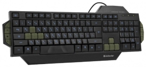 Tastatura cu fir Defender Warhead GK-1300L/light