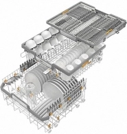 Посудомоечная машина встраиваемая Miele G7970 SCVi k2o AutoDos, 14 комплектов, 14программы, 59.8 см, A, Белый