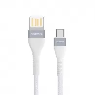 Cablu USB-A - USB Type-C Promate VigoRay-C White