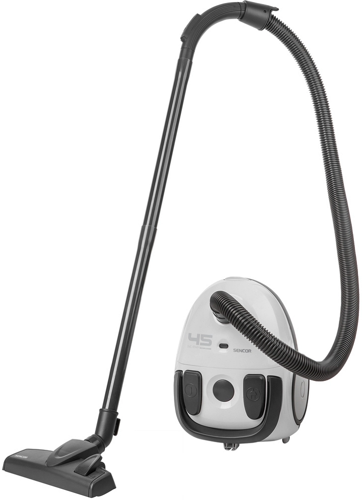 Aspirator cu sac Sencor SVC45WH, 850 W, 79 dB, Alb