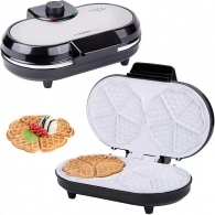 Waffle fier First FA53052WI, 1000 W, Argintiu