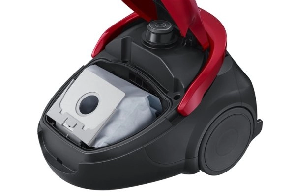 Aspirator cu sac Samsung VC07M25E0WR, 750 W, 78 dB, Bordo