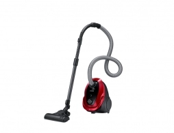 Aspirator cu sac Samsung VC07M25E0WR, 750 W, 78 dB, Bordo