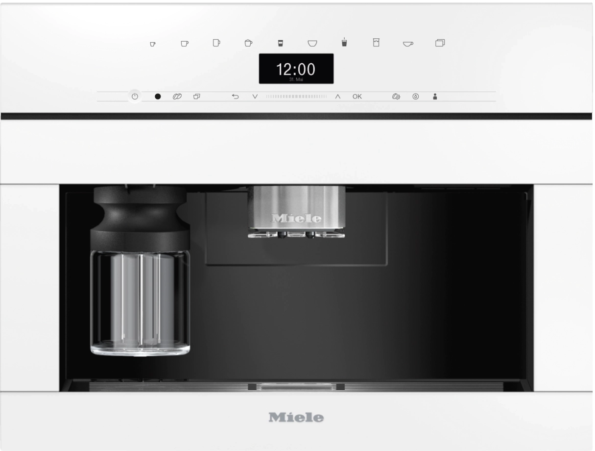 Espressor incorporabil Miele CVA7440 BRWS Brilliant white, 2.7 l, 1450 W, Alb