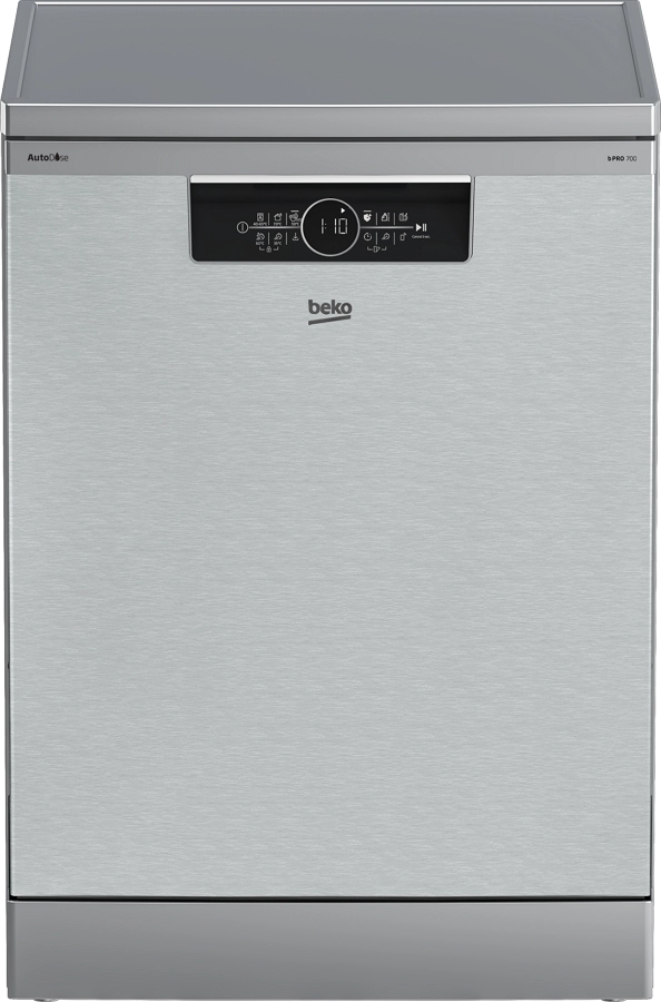 Masina de spalat vase Beko BDFN36641XA, 16 seturi, 11 programe, 59.8 cm, C, Gri