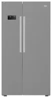 Холодильник Side-by-Side Beko GNE64021XB, 580 л, 179 см, F (A+), Серебристый
