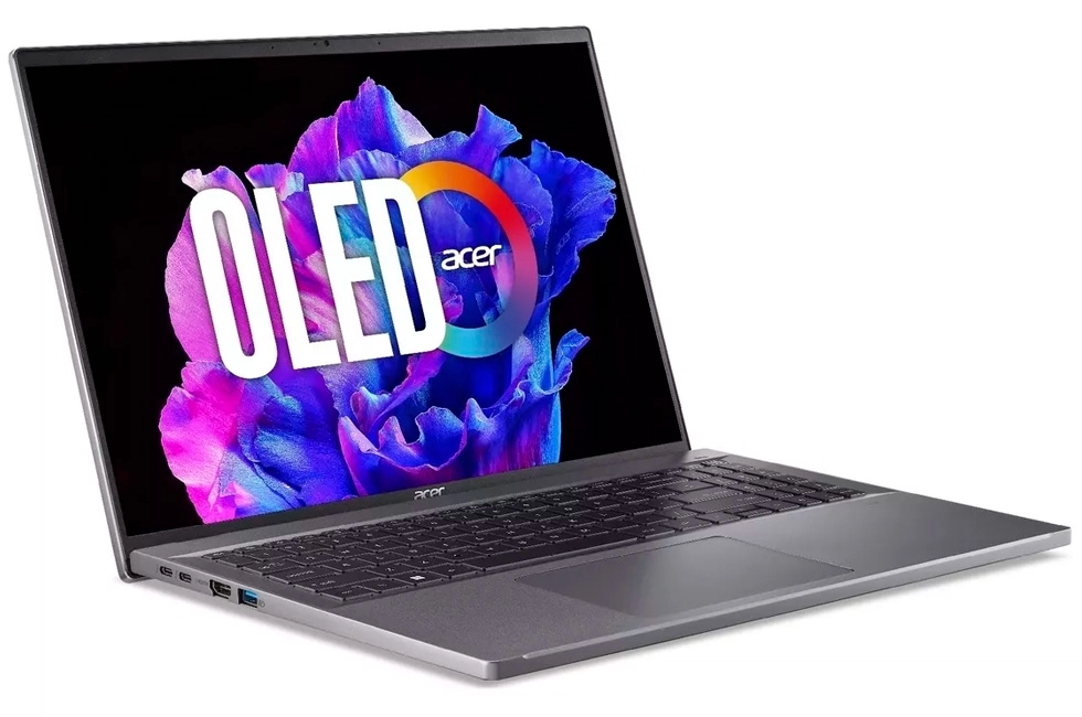 Ноутбук Acer SFG167152Z6, 16 ГБ, Серебристый