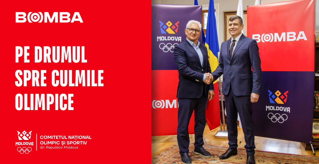 BOMBA a devenit partener oficial al Comitetului Național Olimpic