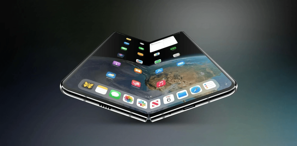 Concept iPhone Fold pliabil fără cută pe display
