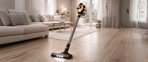 Aspirator vertical fără fir cu funcție de spălare