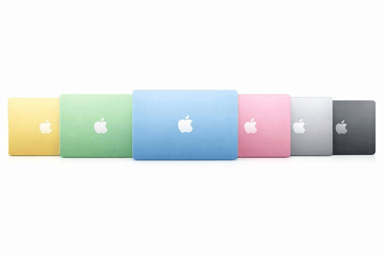 Цветовая гамма MacBook