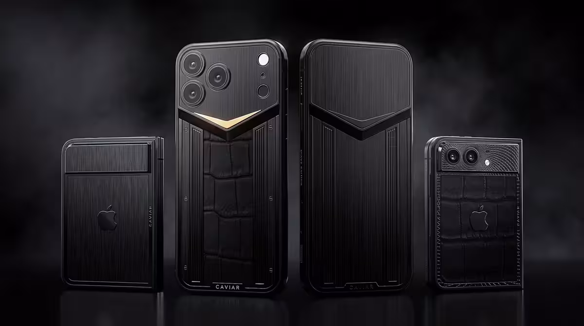 Detalii carcasă Caviar Black Edition