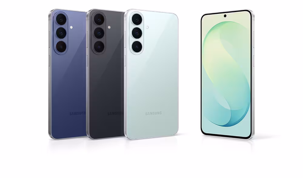 Смартфон Samsung Galaxy S26 FE в фисташковом цвете