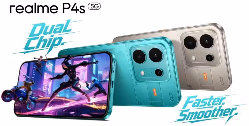 Designul și display-ul Realme P4s 5G