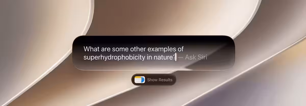 Interfața noului Siri AI în acțiune