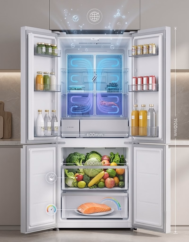 Sterilizare în frigiderul Xiaomi Mijia Pro 508L