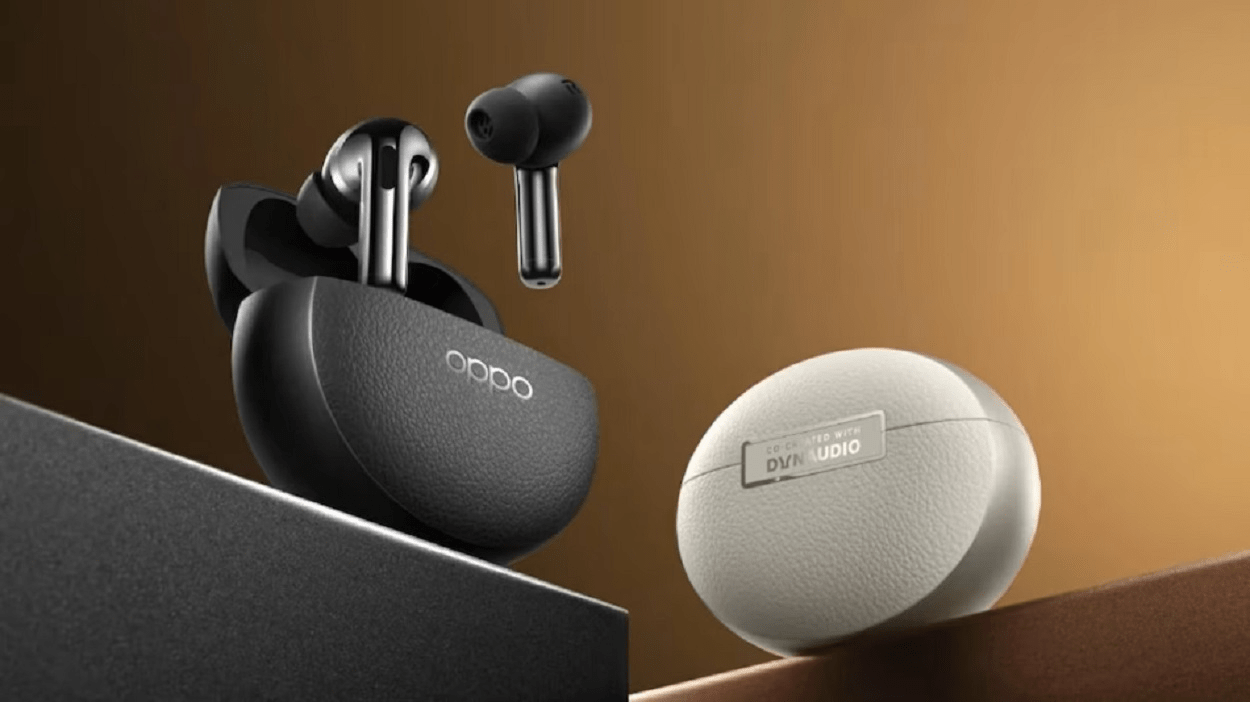 OPPO Enco X3s — căști TWS, vedere frontală