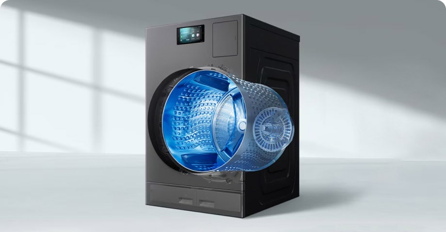 Interior cu Samsung BESPOKE AI Laundry Combo