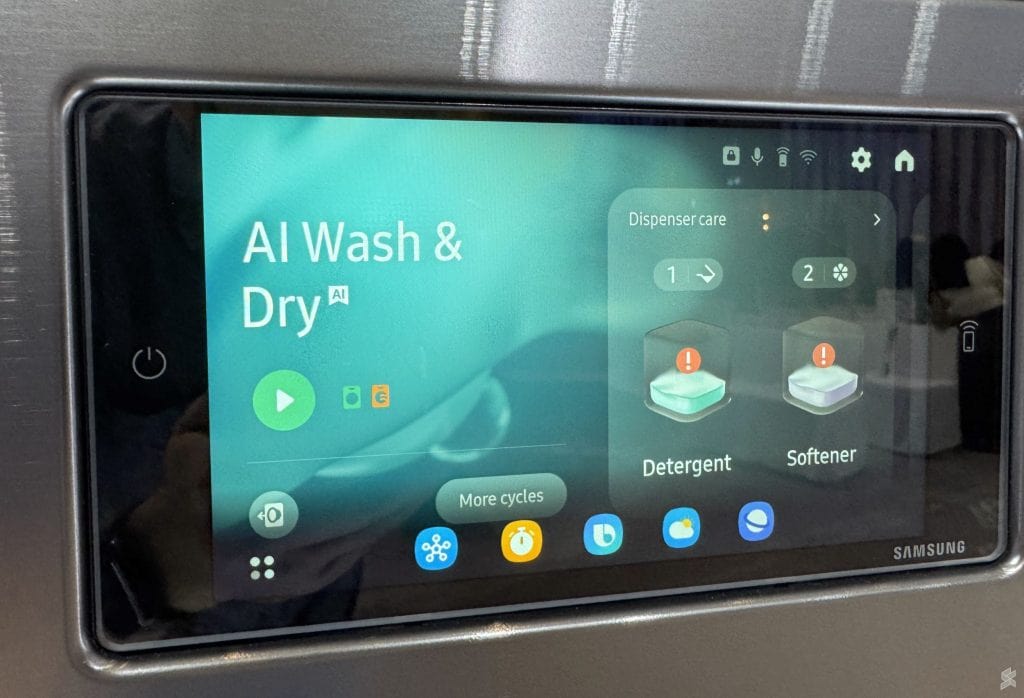 Interfață AI Home Samsung BESPOKE AI Laundry Combo