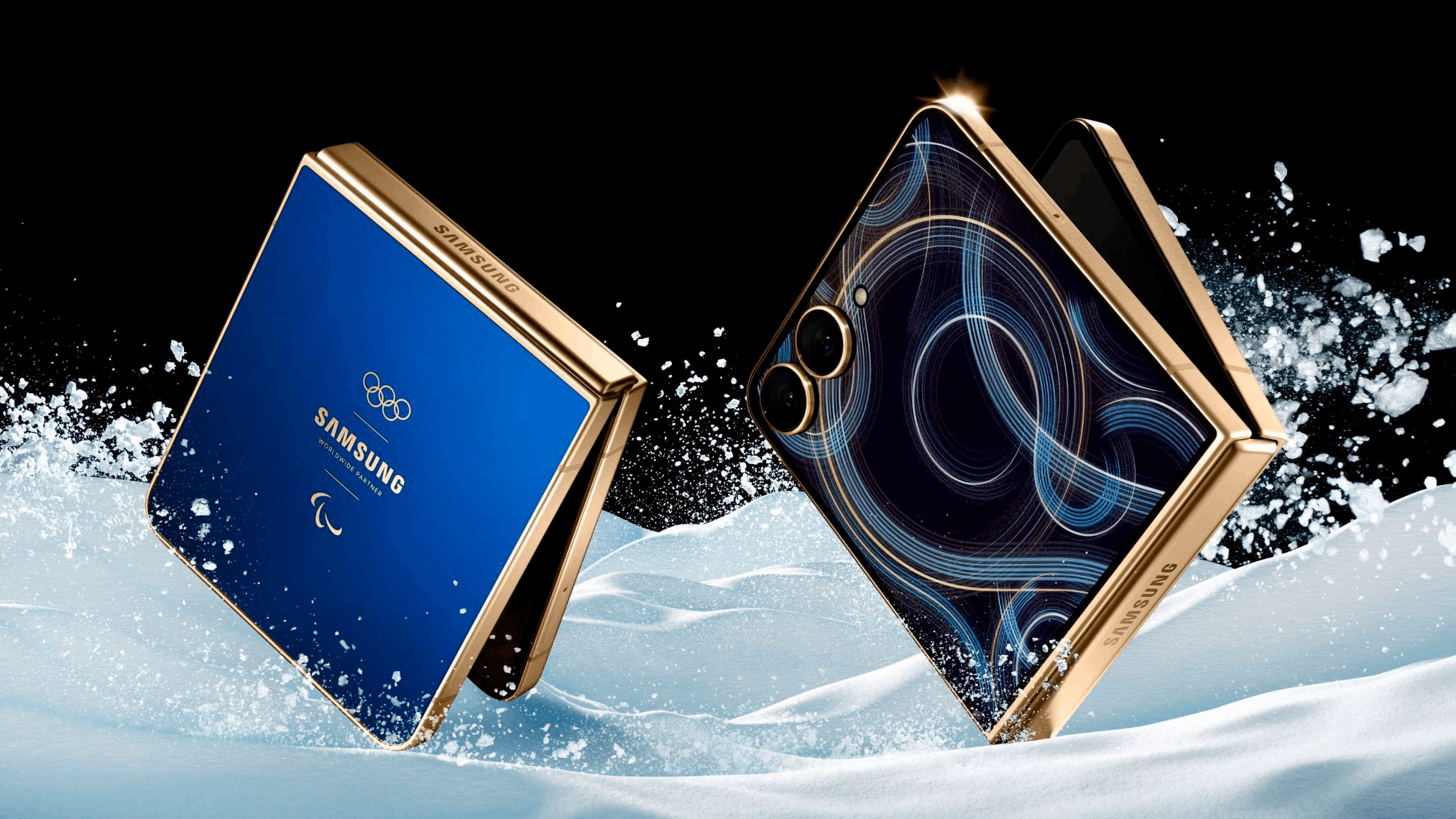 Samsung Galaxy Z Flip7 Olympic Edition дизайн