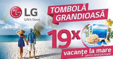 La procurarea tehnicii LG  de la 5000 lei cumpãrãtorul participã la extragerea momentalã a premiilor de valoare!