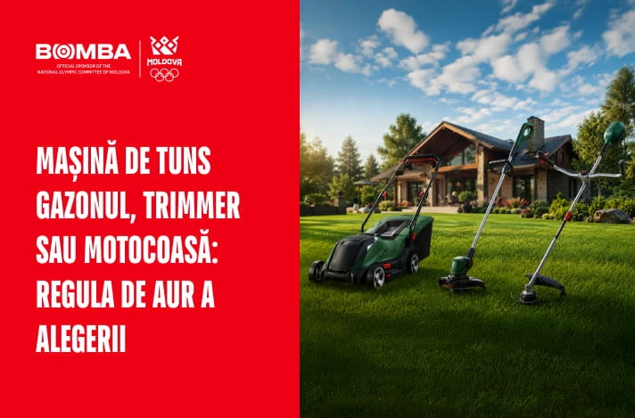 Mașină de tuns iarba, trimmer sau motocoasă: regula de aur a alegerii