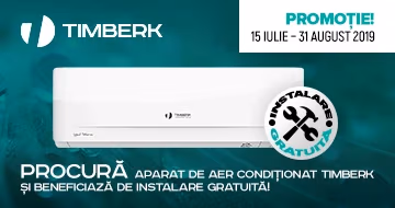 Instalarea gratuită a dispozitivelor de aer condiționat Timberk!