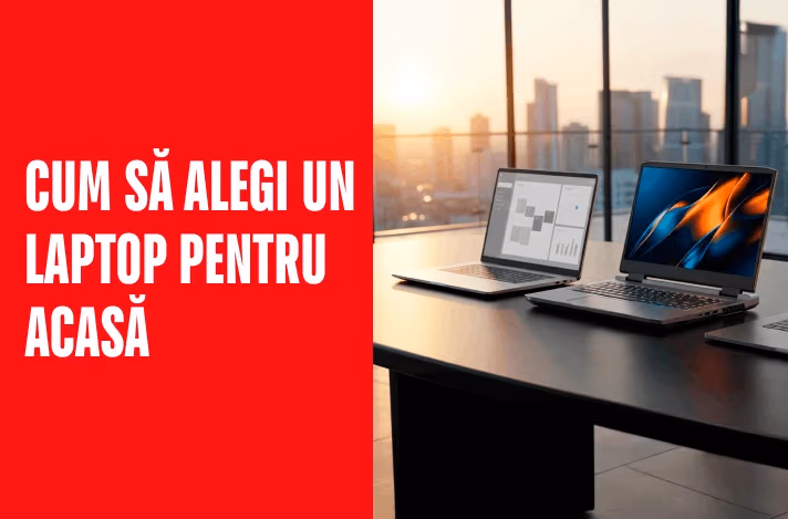Cum să alegi un laptop pentru acasă în 2026 fără cheltuieli inutile: ghid complet