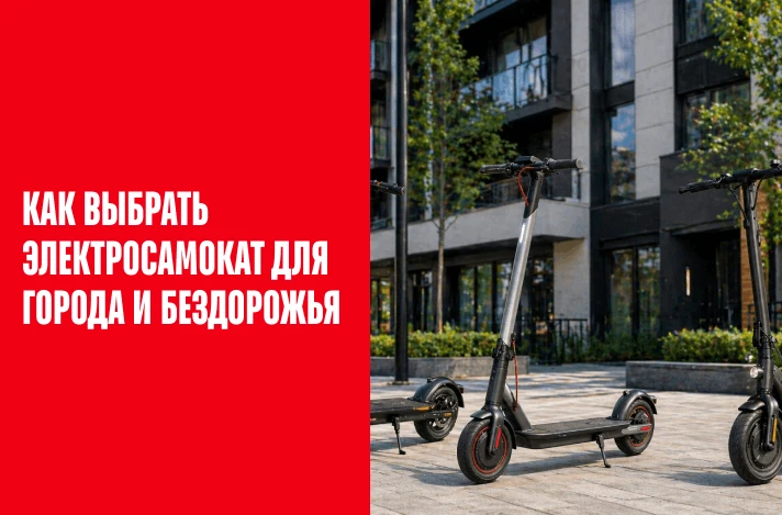 Как выбрать электросамокат для города и бездорожья