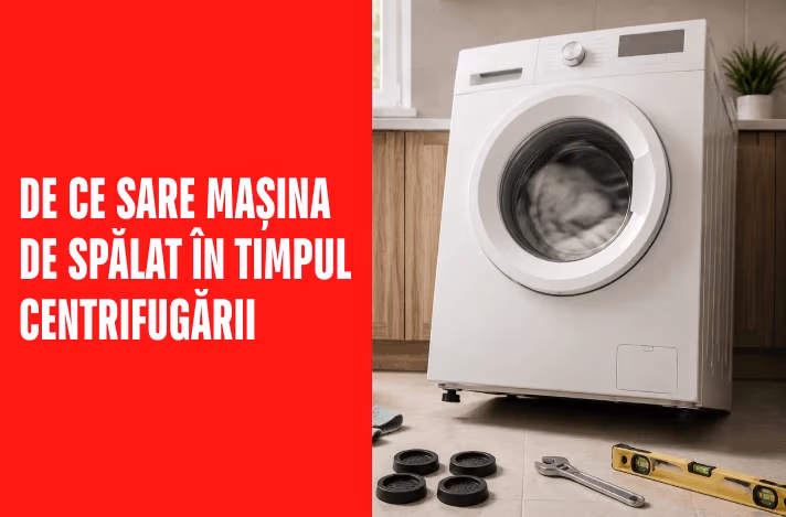 De ce sare mașina de spălat în timpul centrifugării și cum puteți remedia problema: ghid complet de la A la Z