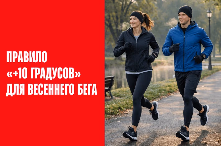 Правило «+10 градусов» для весеннего бега: как одеться правильно