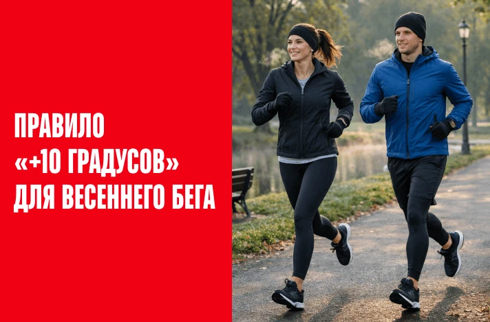 Правило «+10 градусов» для весеннего бега: как одеться правильно