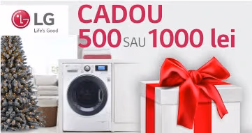 Premiu garantat la procurarea mărfii LG în sumă de la 5000 lei!