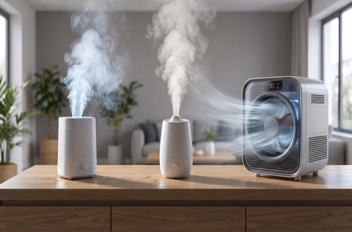 Cum alegi un umidificator: ultrasonic, cu abur sau purificator cu apă