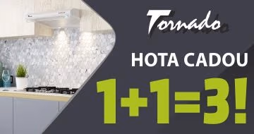 La procurarea seturi de tehnică încorporabilă Tornado hota cadou!