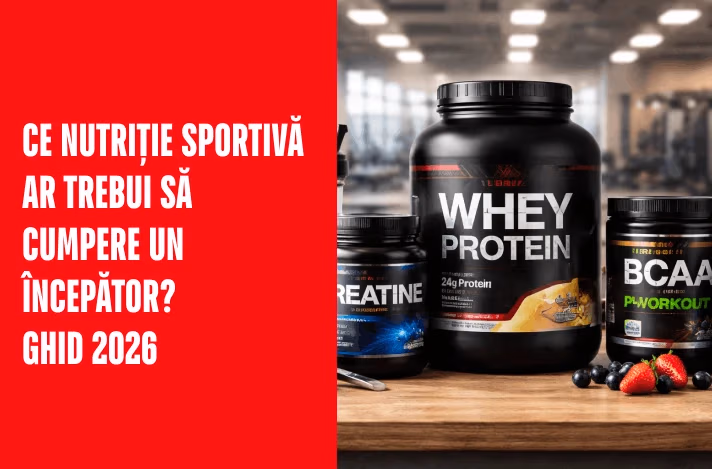 Suplimente sportive: setul de bază pentru începători, fără nimic în plus