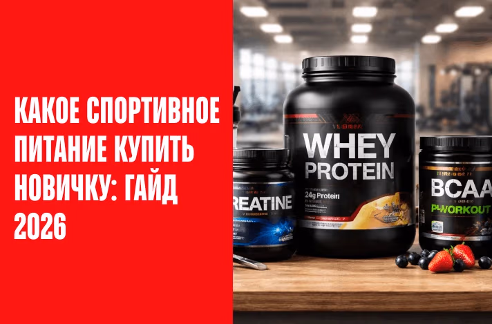 Спортивное питание: базовый набор для новичка и ничего лишнего